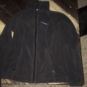 Black Colombia zip up sweater